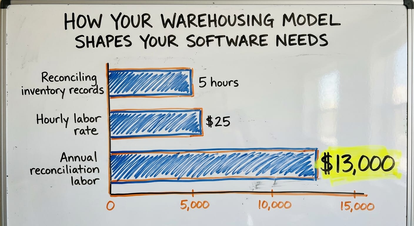 How Your Warehousing Model Shapes Your Software Needs, in figures