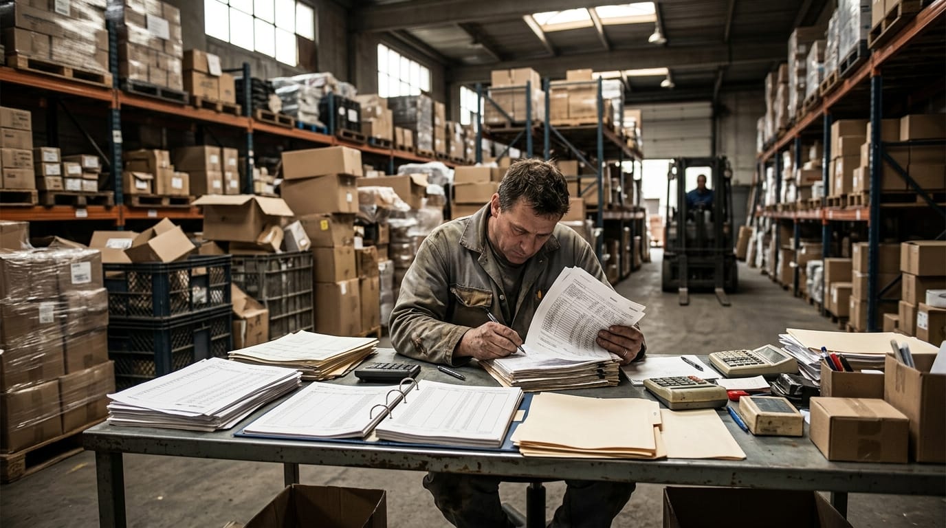 The manual process warehousing models replaces