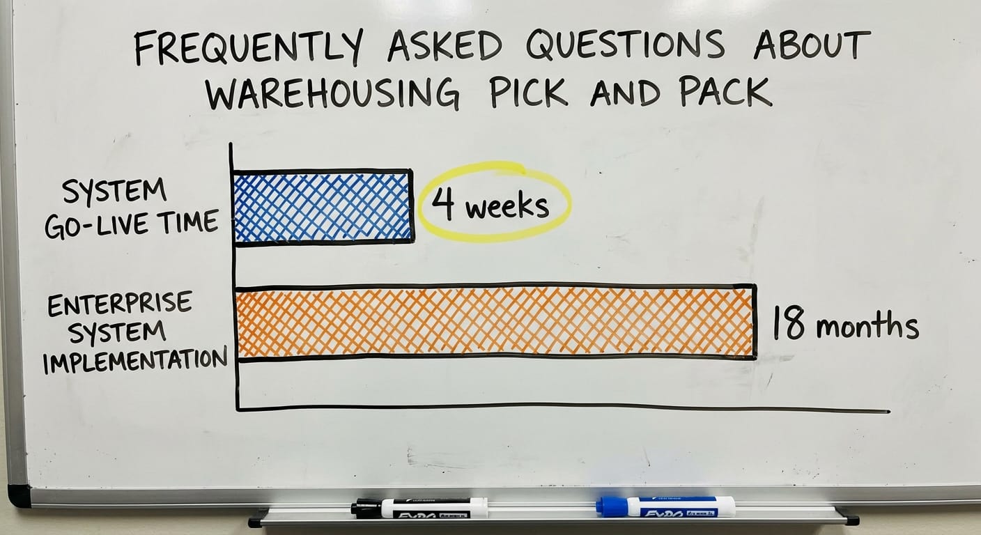 Frequently Asked Questions About Warehousing Pick and Pack, in figures