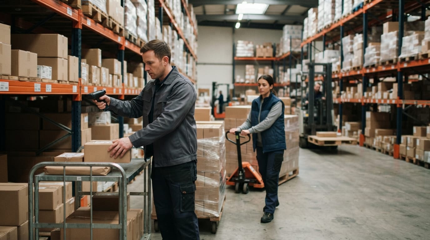 The team who would use warehousing tasks, mid-task