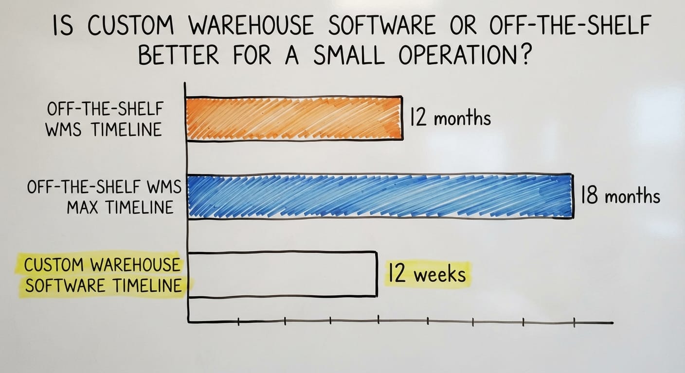 Is Custom Warehouse Software or Off-the-Shelf Better for a Small Operation?, in figures