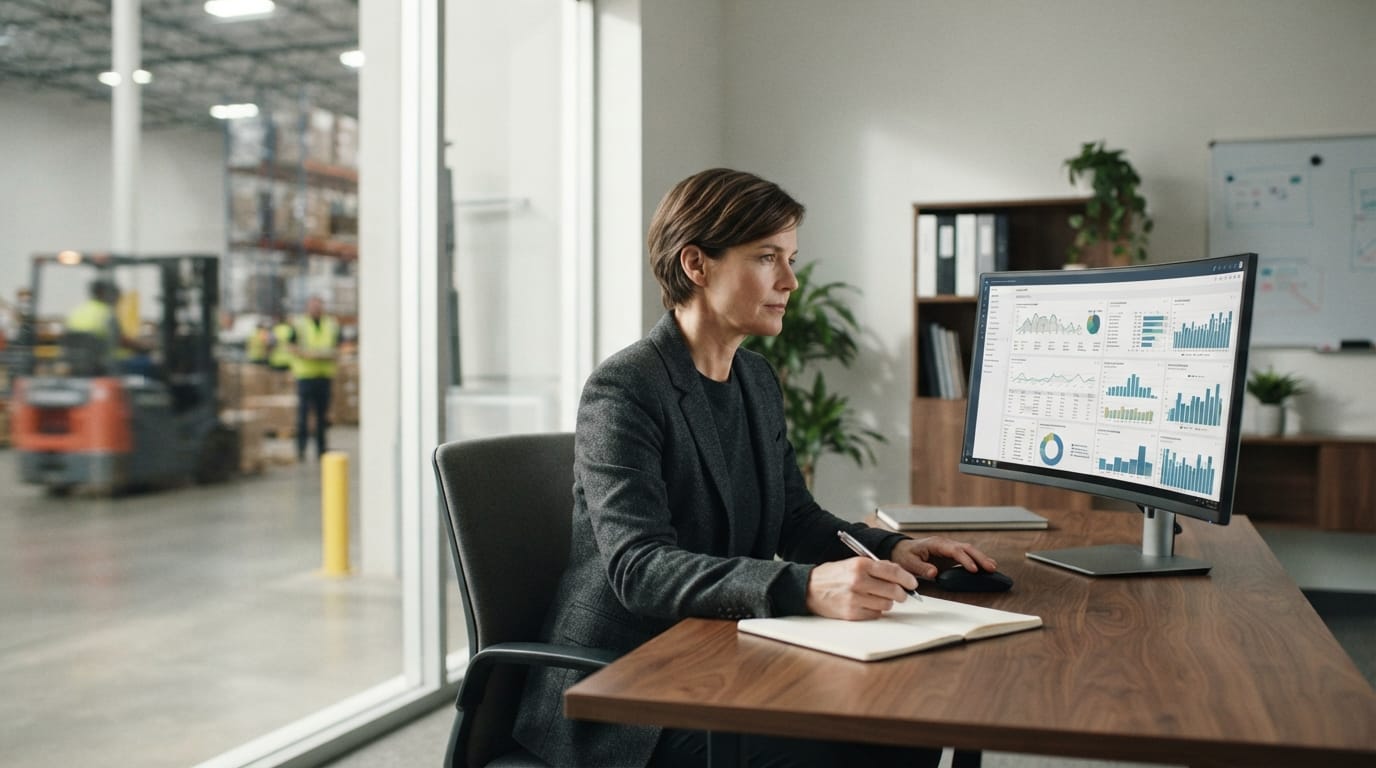 Reviewing the figures warehousing tasks produces