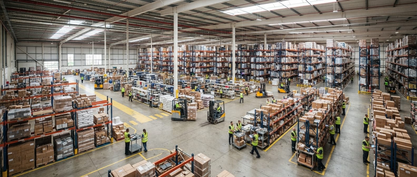 The wider operation that warehousing tasks runs