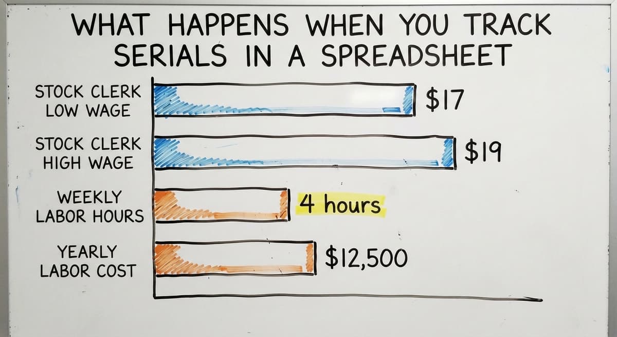 What Happens When You Track Serials in a Spreadsheet, in figures