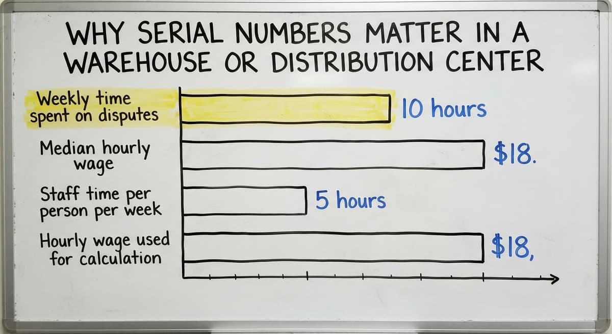 Why Serial Numbers Matter in a Warehouse or Distribution Center, in figures