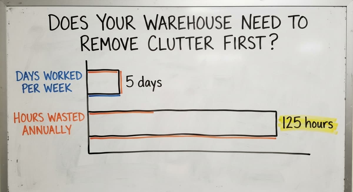 Does Your Warehouse Need to Remove Clutter First?, in figures