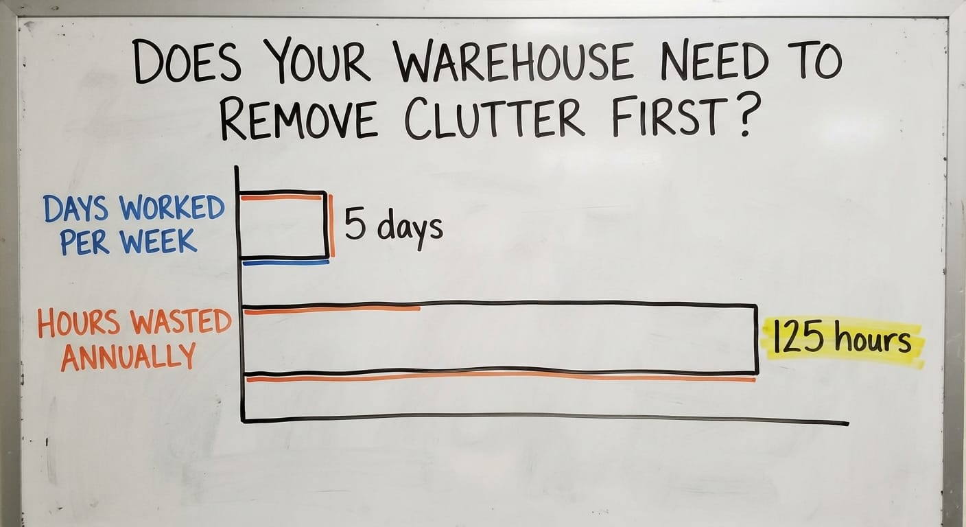 Does Your Warehouse Need to Remove Clutter First?, in figures