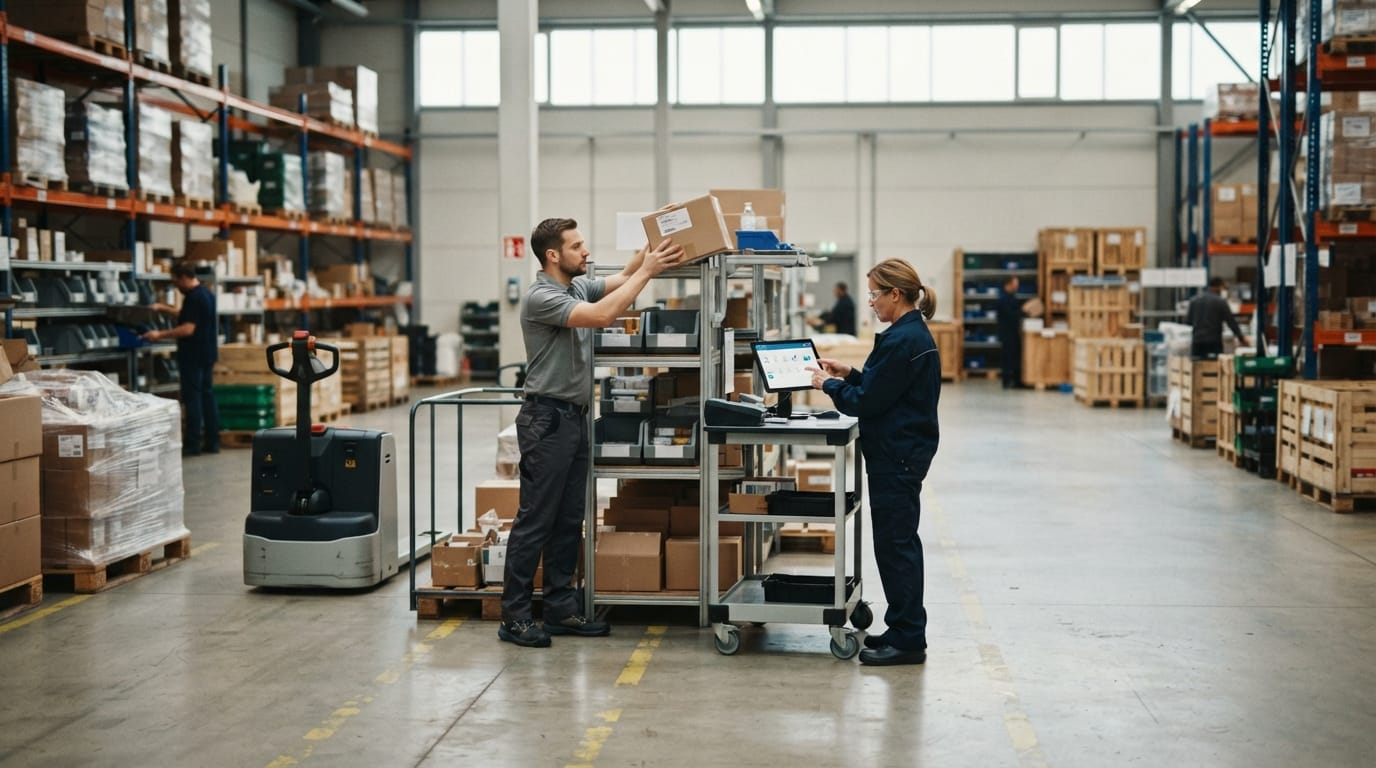 The team who would use what are the 7s rules in a warehouse?, mid-task