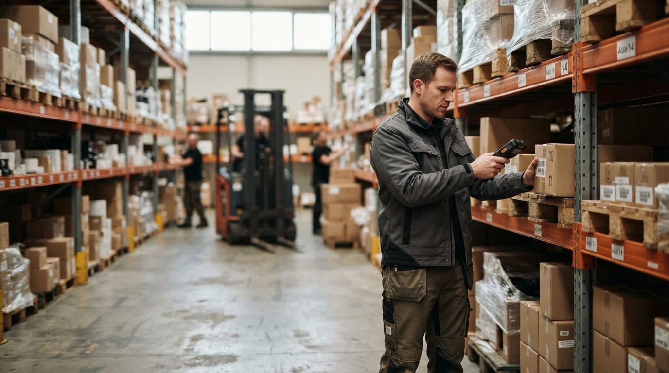 The team who would use what are the benefits of warehouse management system, mid-task