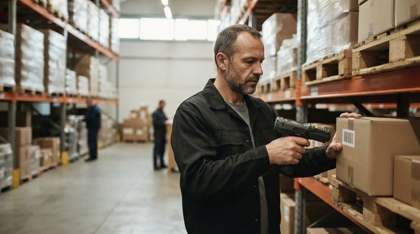 The team who would use what do barcode scanners scan, mid-task