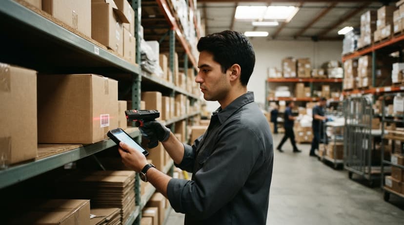 The team who would use what does a barcode look like, mid-task