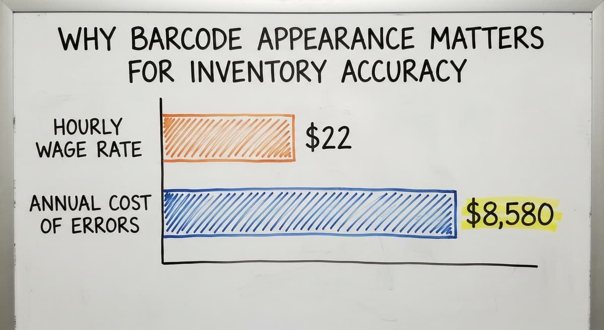 Why Barcode Appearance Matters for Inventory Accuracy, in figures