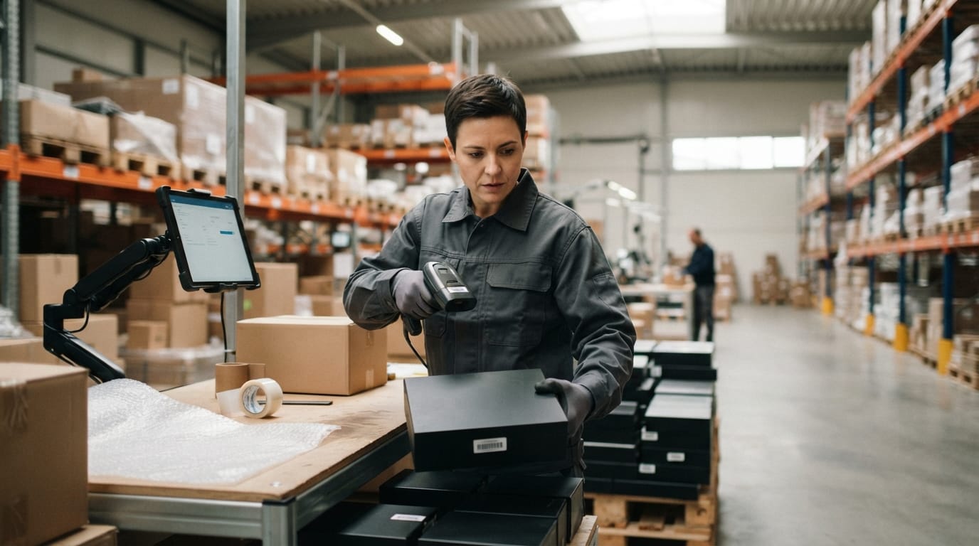 The team who would use what is a serial number on a product, mid-task