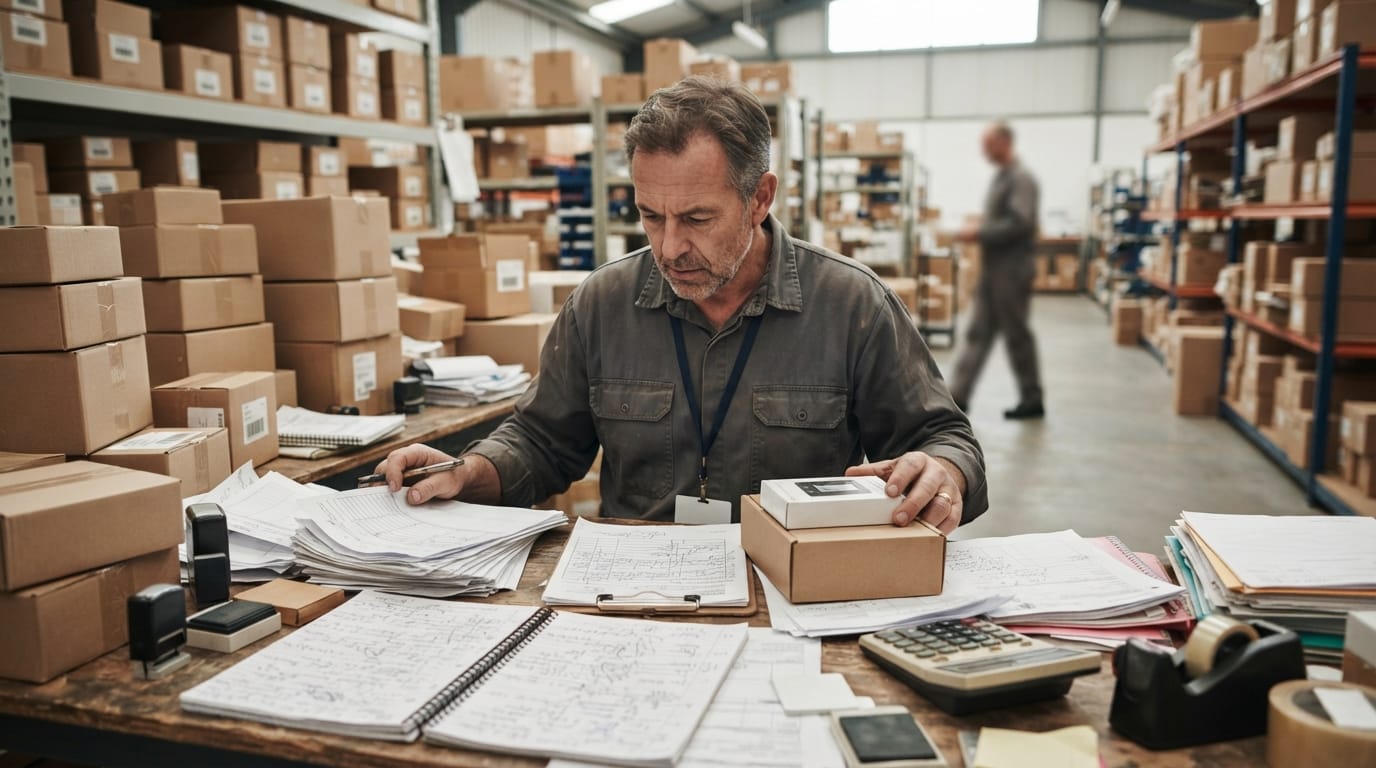 The manual process what is a serial number on a product replaces