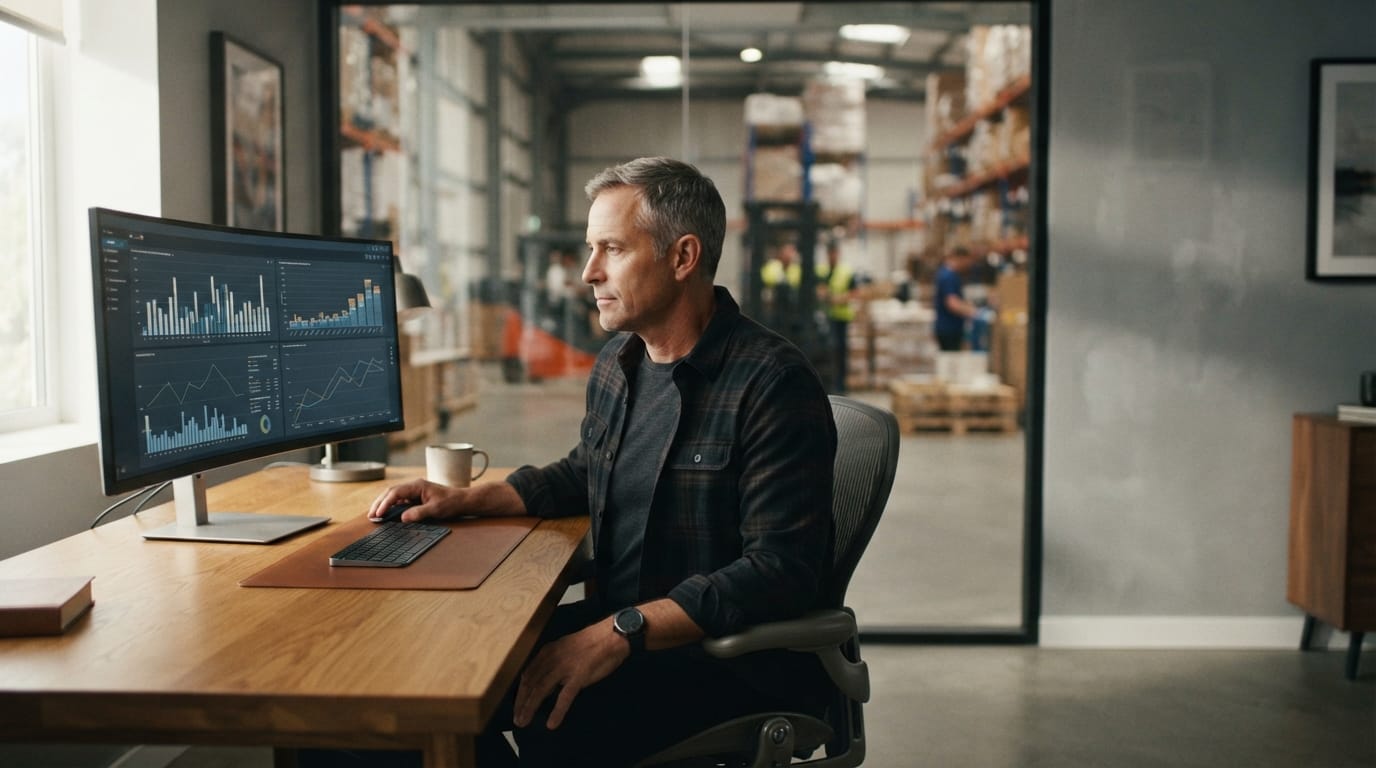 Reviewing the figures what is a warehouse management system example produces