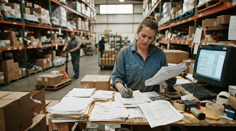 The manual process what is a warehouse management system example replaces