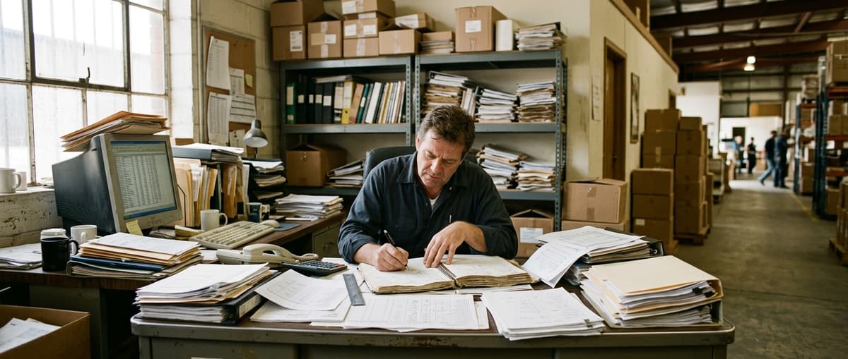 The manual process what is a warehouse management system replaces
