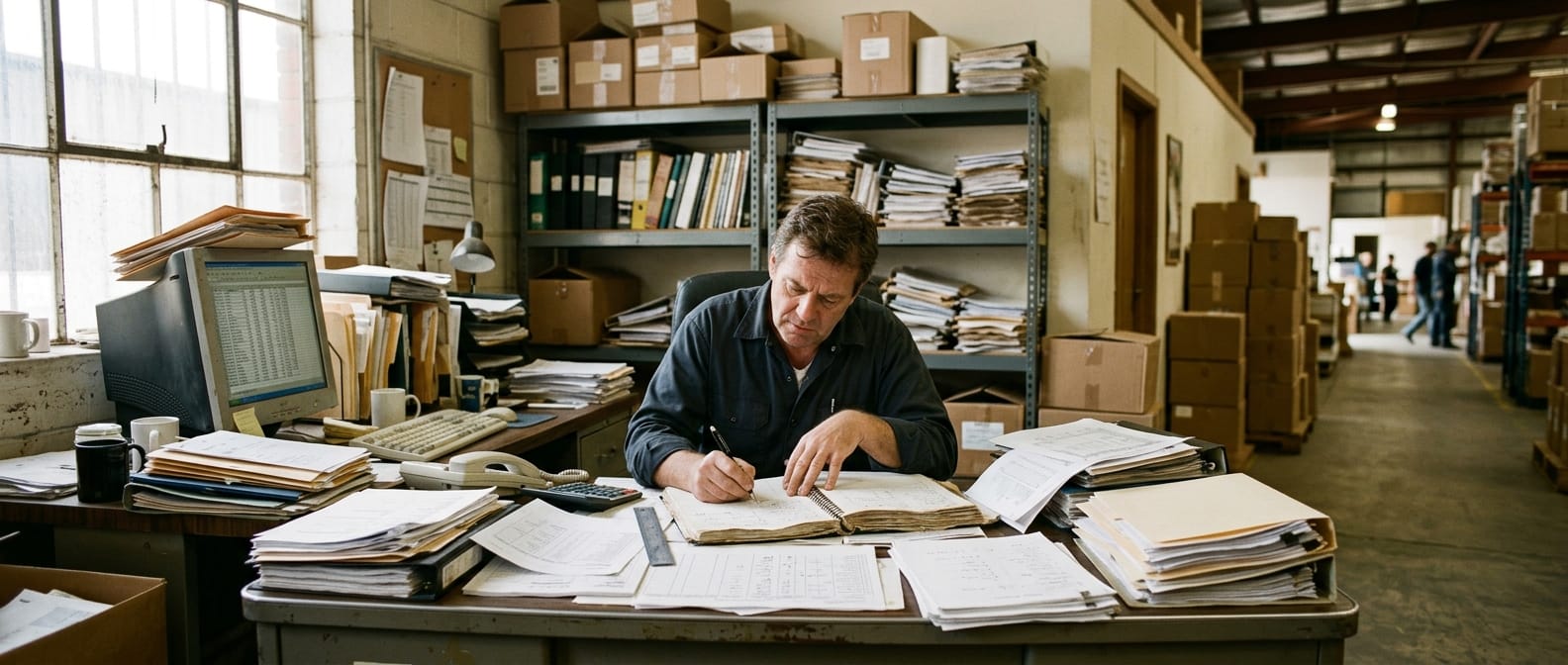 The manual process what is a warehouse management system replaces