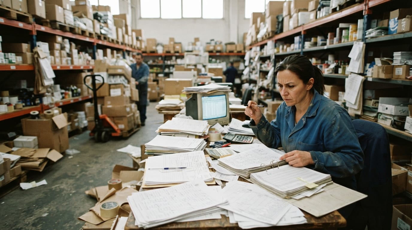 The manual process what is a warehouse management system used for replaces