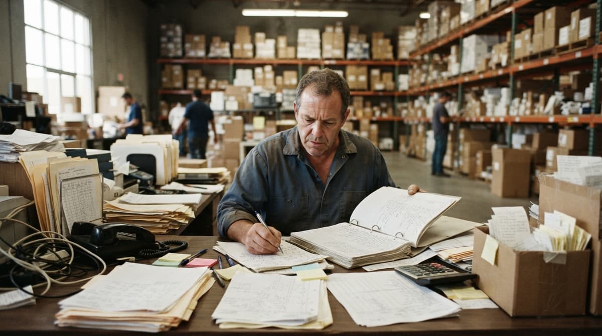 The manual process what is an important factor in inventory management replaces