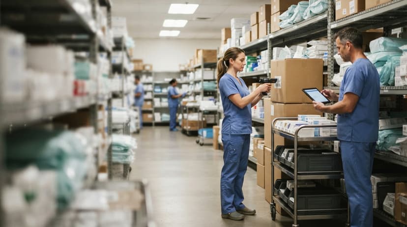 The team who would use what is hospital inventory management, mid-task