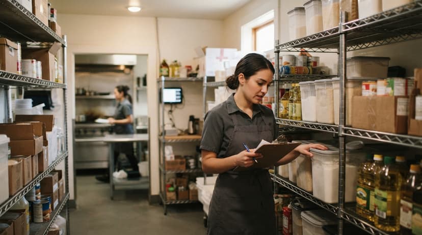 The team who would use what is inventory management in restaurant, mid-task