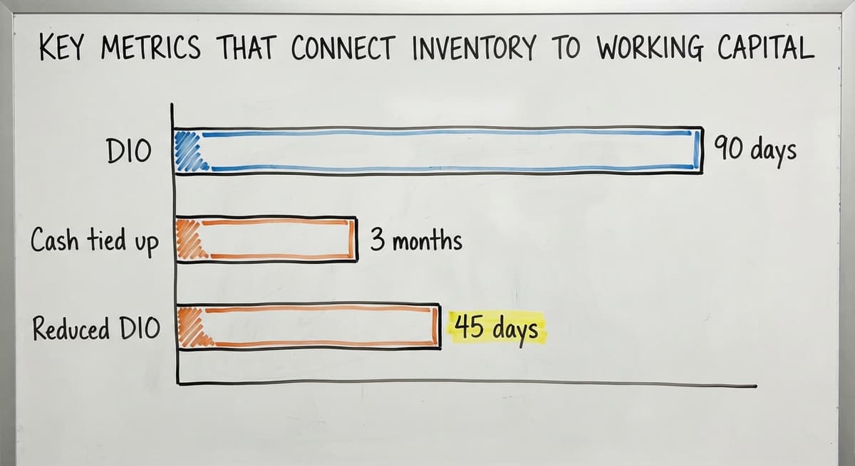 Key Metrics That Connect Inventory to Working Capital, in figures