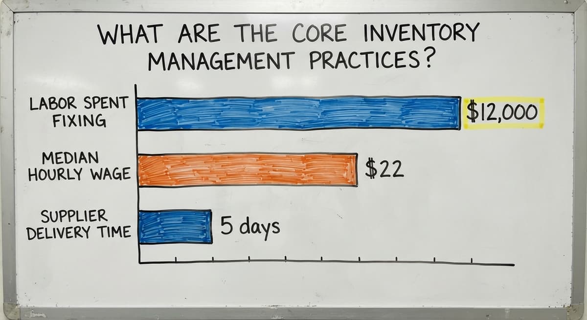 What Are the Core Inventory Management Practices?, in figures