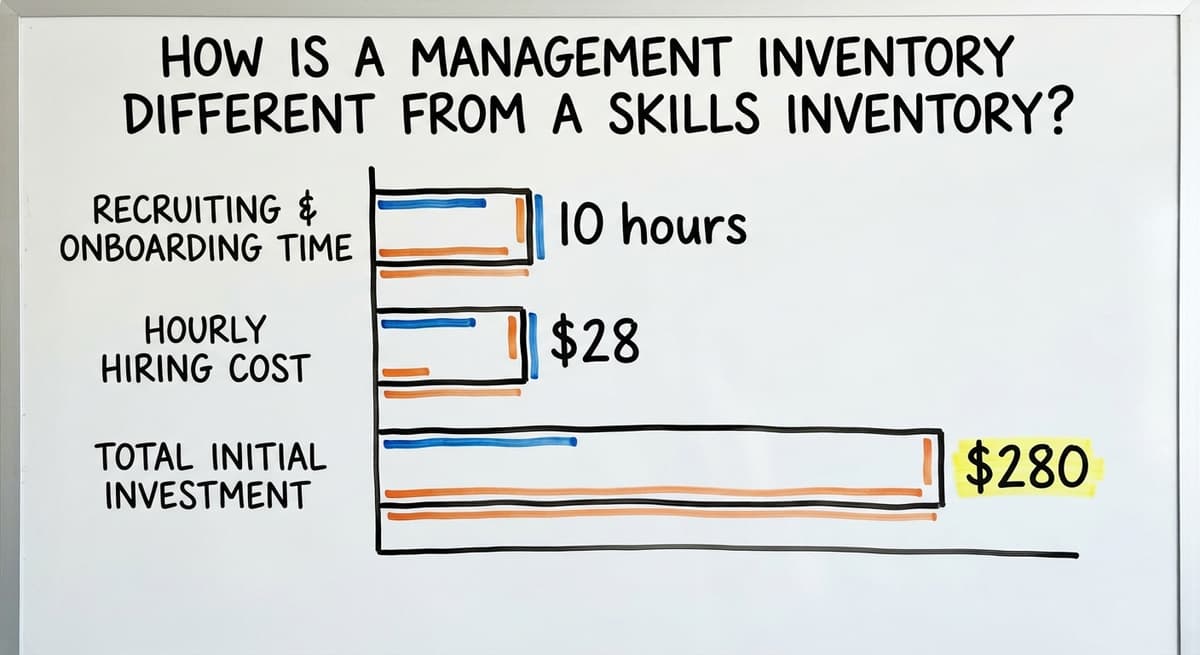 How Is a Management Inventory Different From a Skills Inventory?, in figures