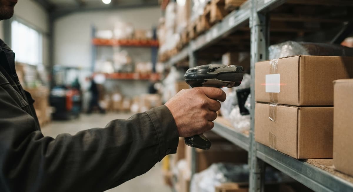 Close detail from the work what is mean by inventory management supports