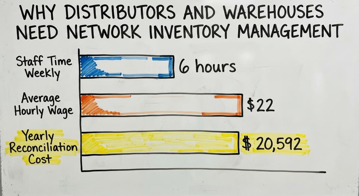 Why Distributors and Warehouses Need Network Inventory Management, in figures