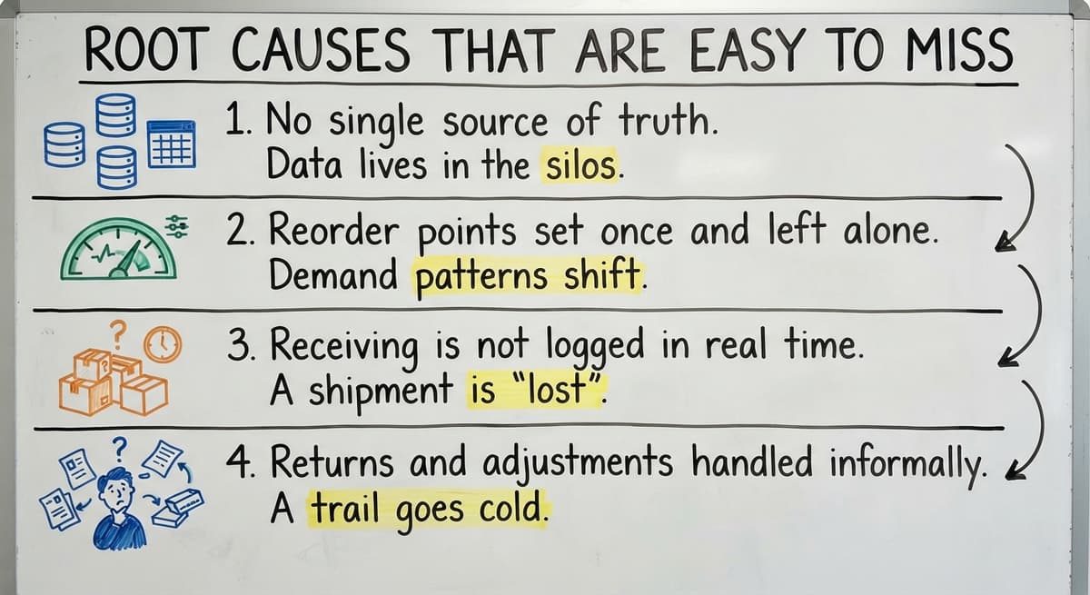 Root Causes That Are Easy to Miss, drawn out