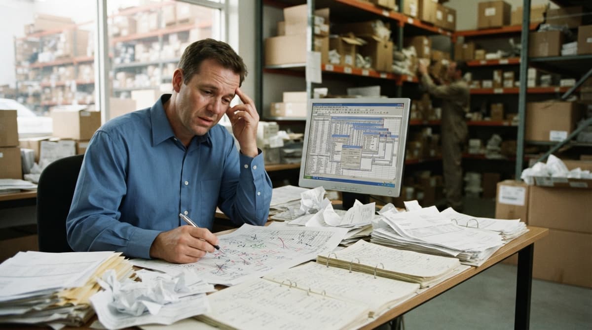 The manual process what is poor inventory management replaces