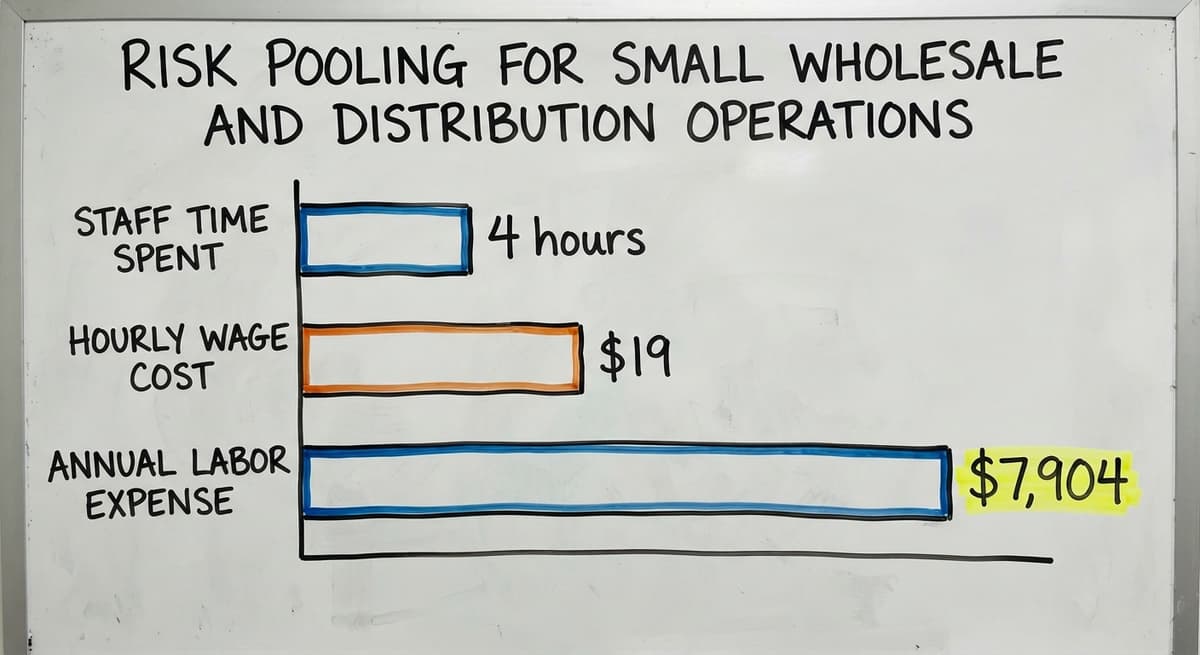 Risk Pooling for Small Wholesale and Distribution Operations, in figures