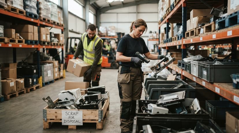 The team who would use what is scrap in inventory management, mid-task