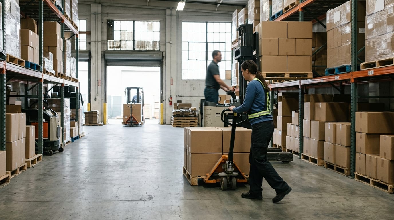 The team who would use what is the difference between warehousing and inventory management, mid-task