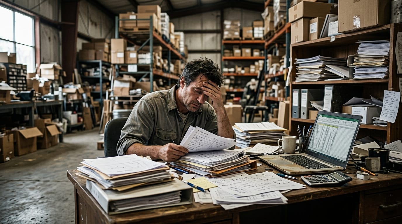 The manual process what is the difference between warehousing and inventory management replaces