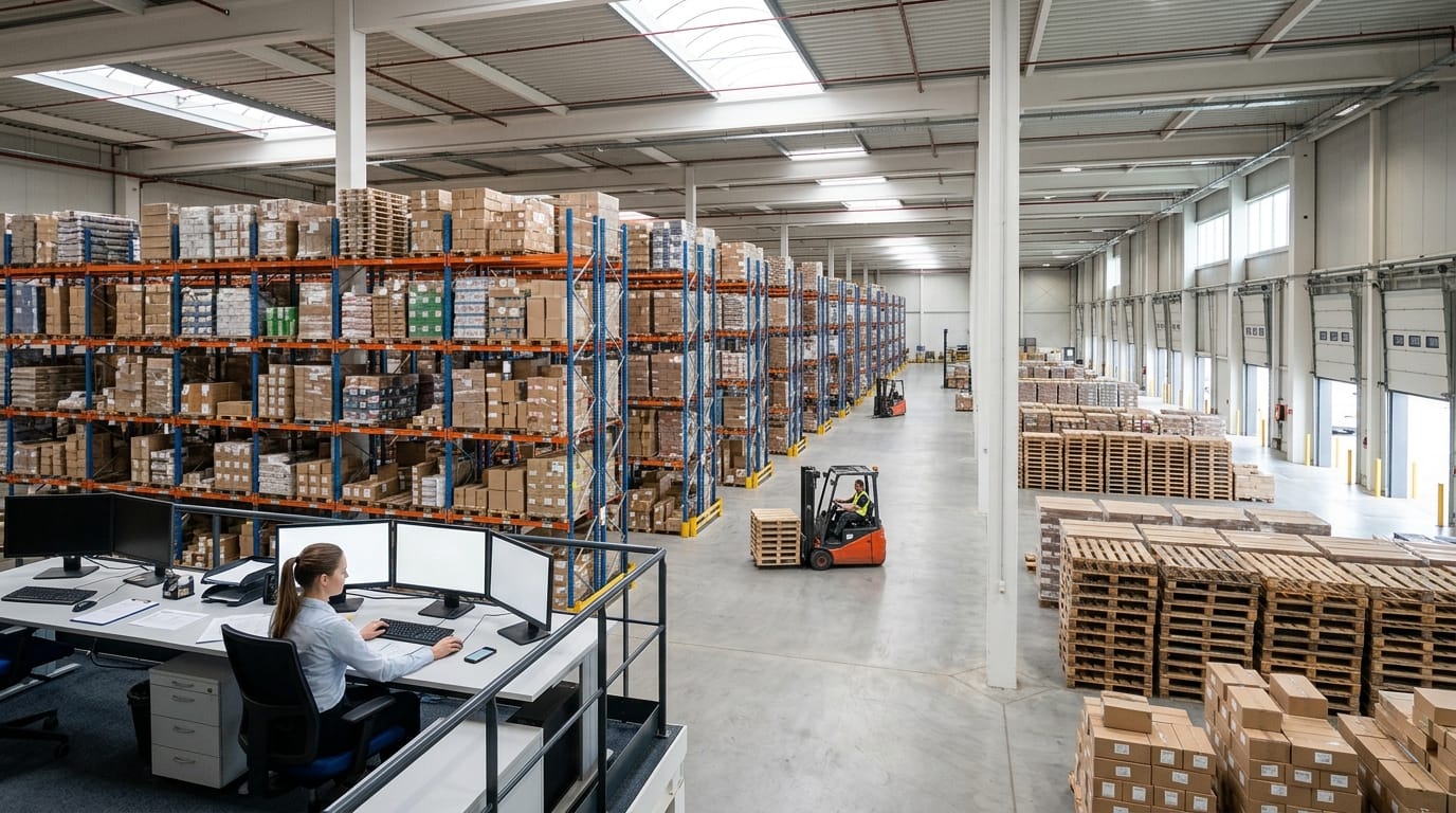 The wider operation that what is the difference between warehousing and inventory management runs