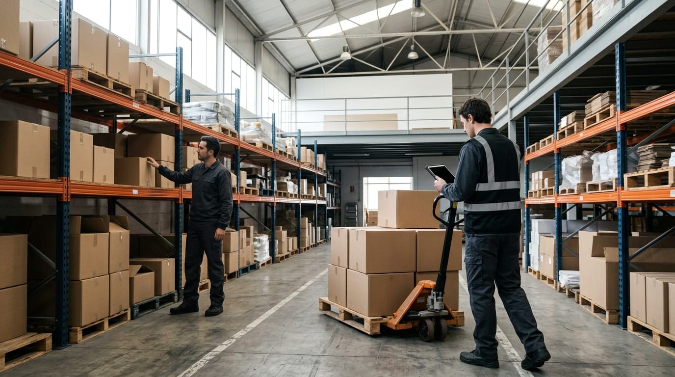 The team who would use what is the most important part of warehouse organization, mid-task