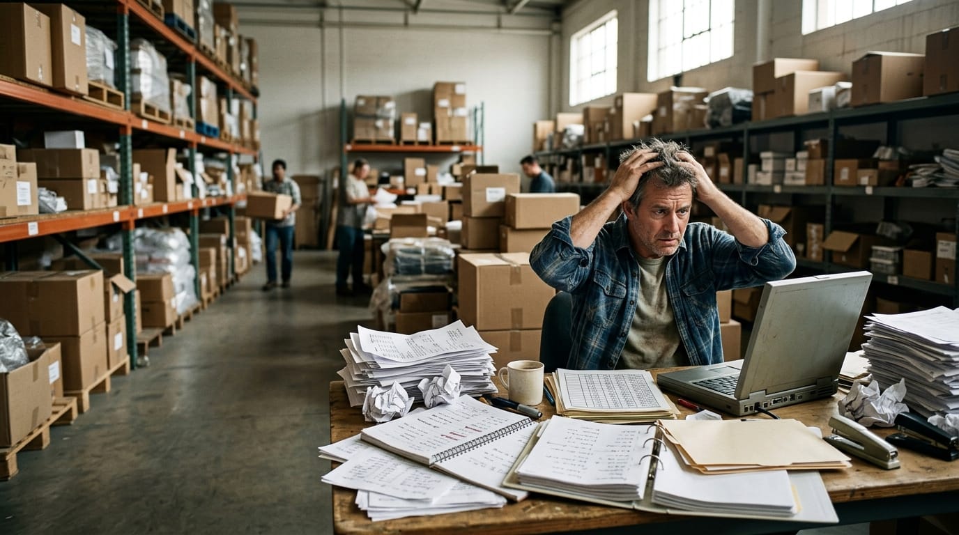 The manual process what is the most important part of warehouse organization replaces