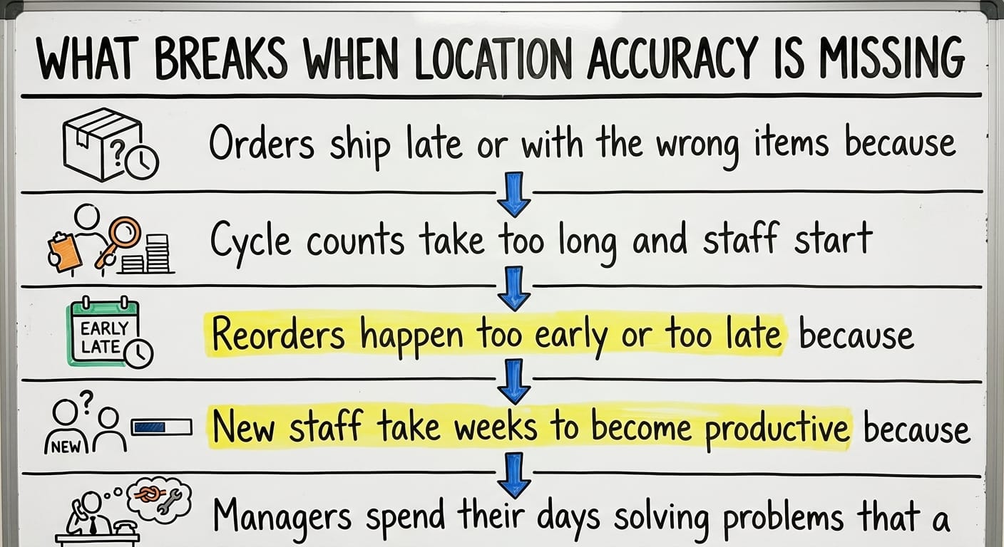 What Breaks When Location Accuracy Is Missing, drawn out