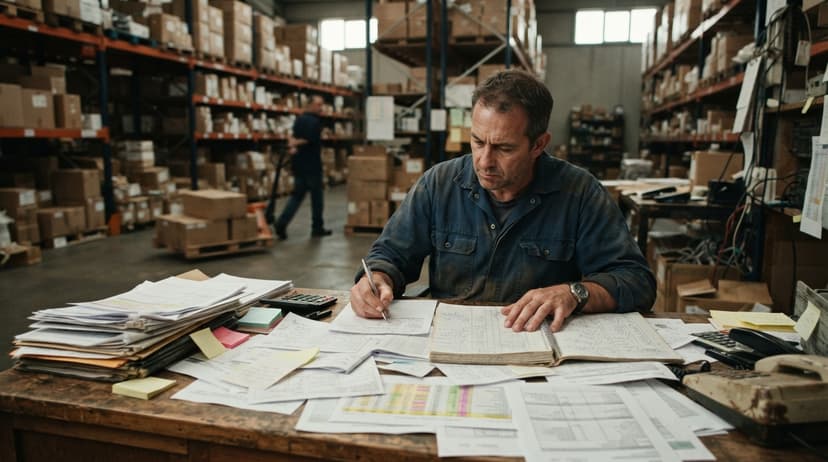 The manual process what is the most popular warehouse management system? replaces