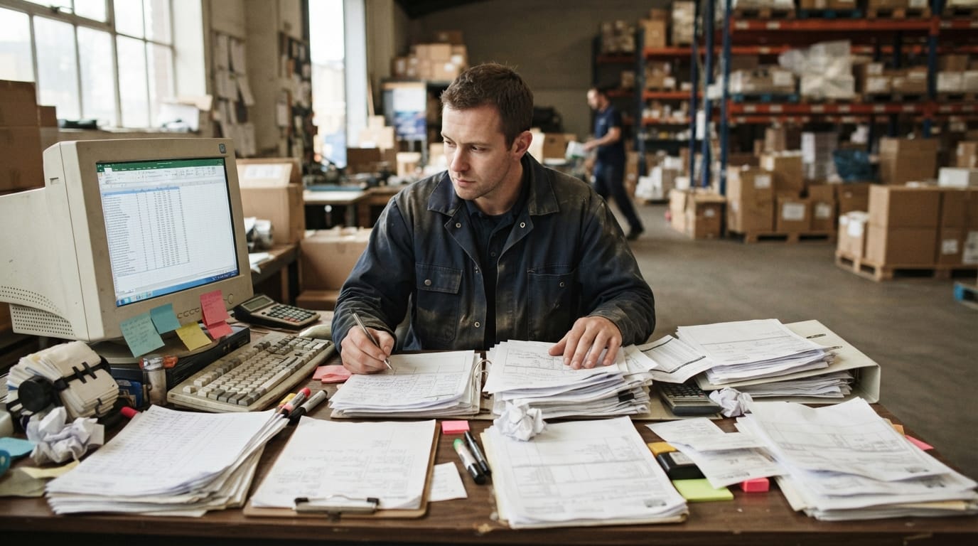 The manual process what is the point of warehouse management system replaces