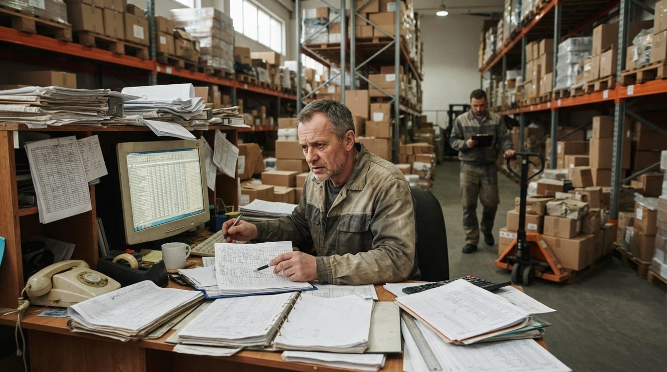 The manual process what is the purpose of a warehouse management system replaces