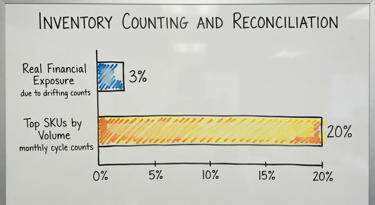 Inventory Counting and Reconciliation, in figures