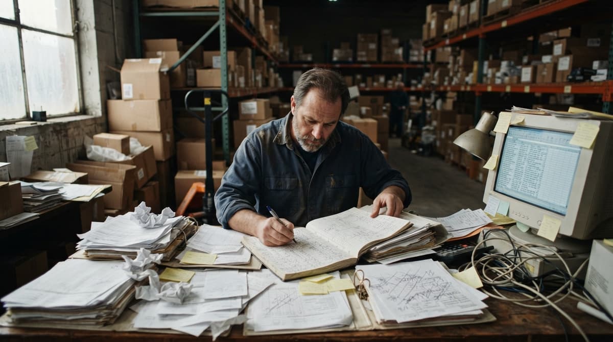 The manual process what is the scope of inventory management replaces