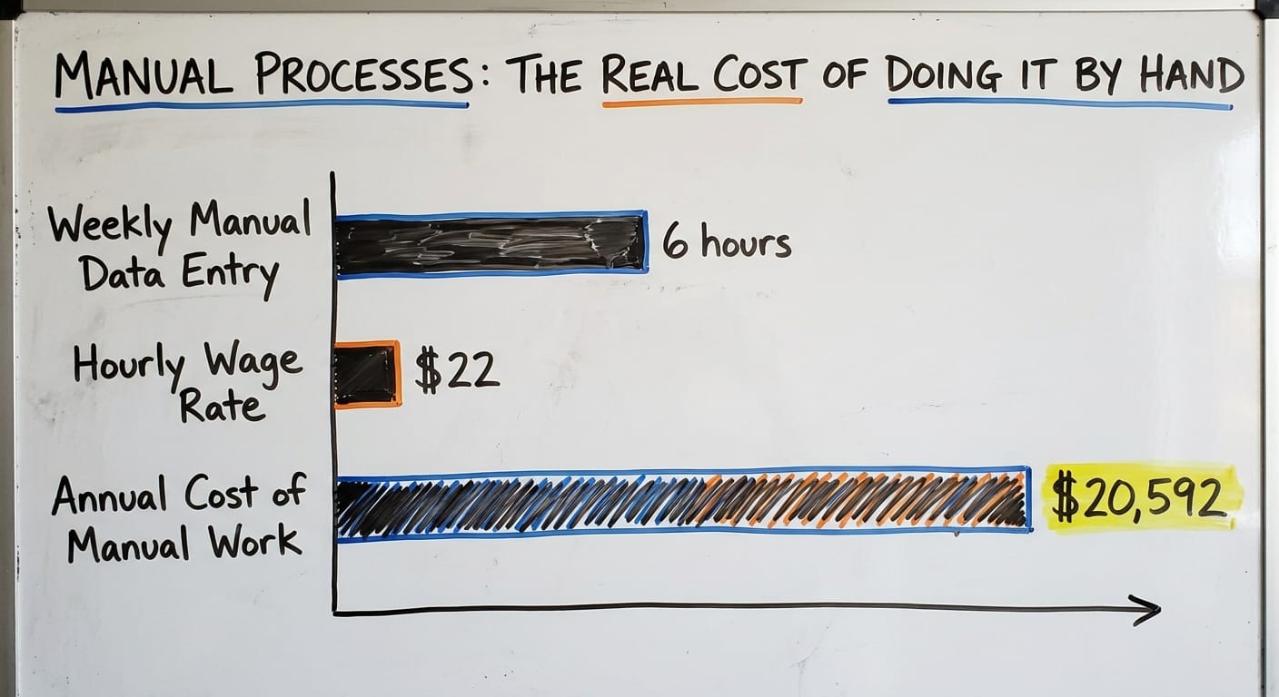 Manual Processes: The Real Cost of Doing It by Hand, in figures