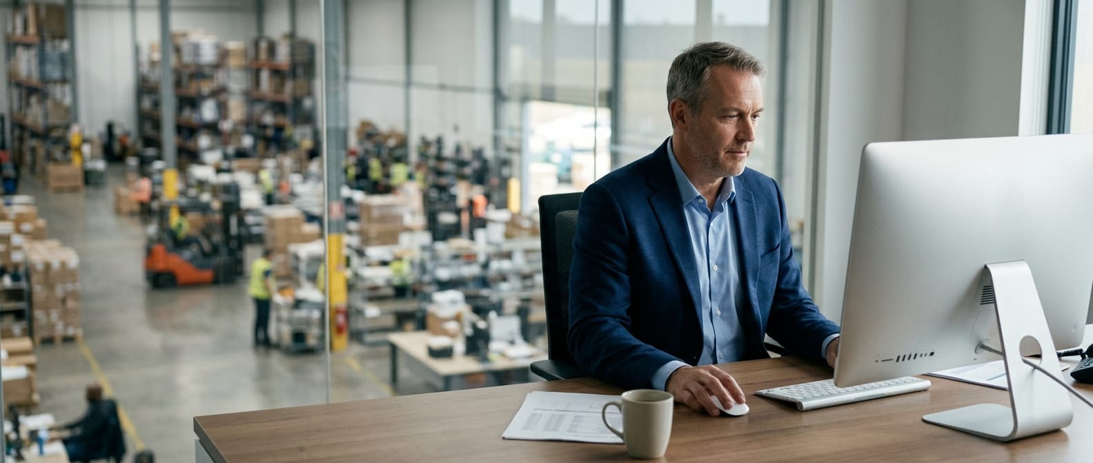 Reviewing the figures what is warehouse operation produces