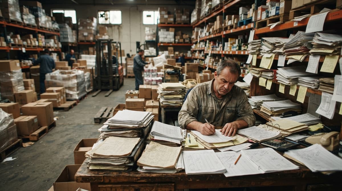 The manual process what is warehousing and inventory management replaces