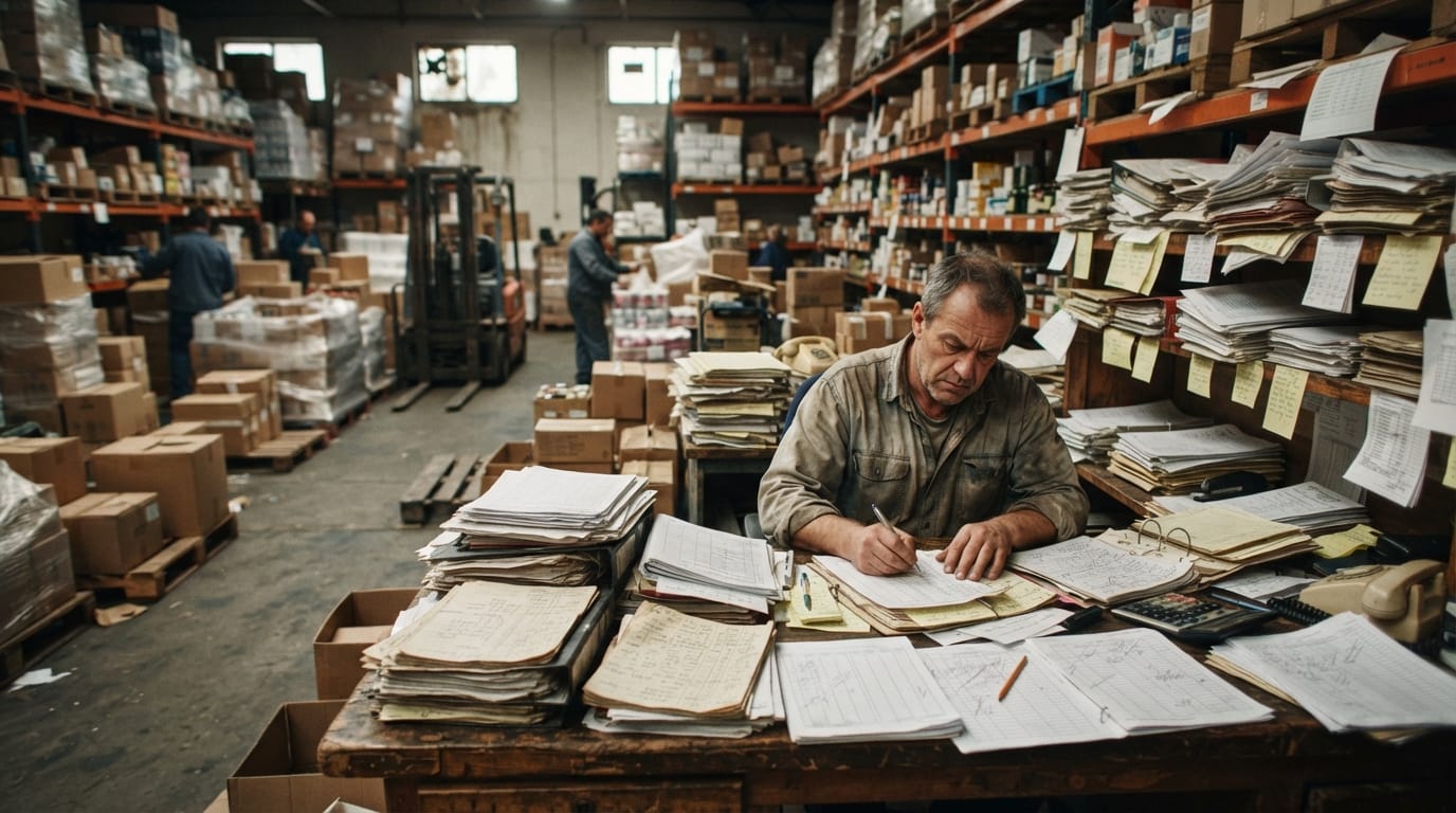 The manual process what is warehousing and inventory management replaces